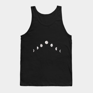 moon phases in watercolor Tank Top